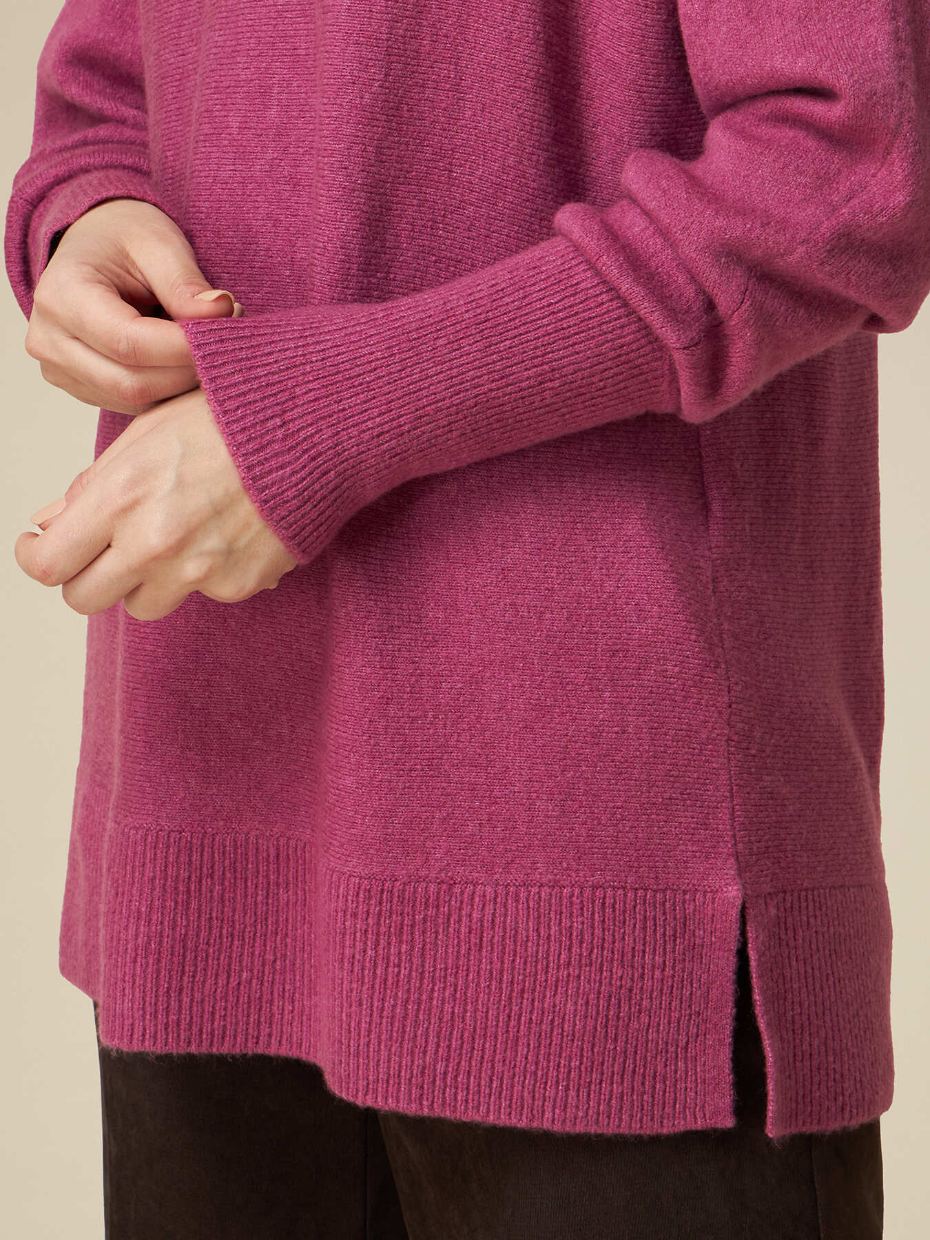 Pullover aus Wollgemisch im Kimono-Schnitt image number 2