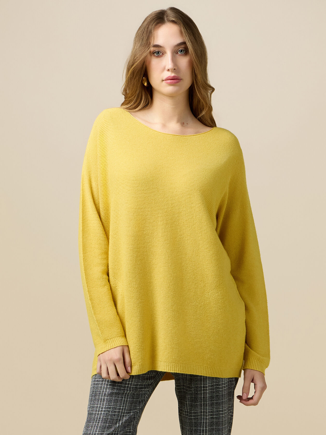 Pullover mit U-Boot-Ausschnitt image number 0