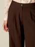 Palazzo-Hose aus Viskose-Mischgewebe image number 2