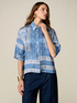 Patterned satin shirt image number 0