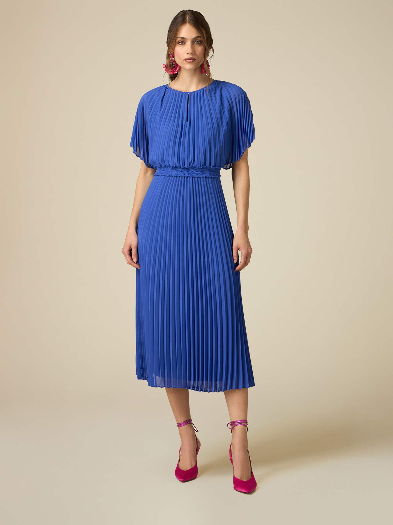 Plissee-Midikleid image number 0