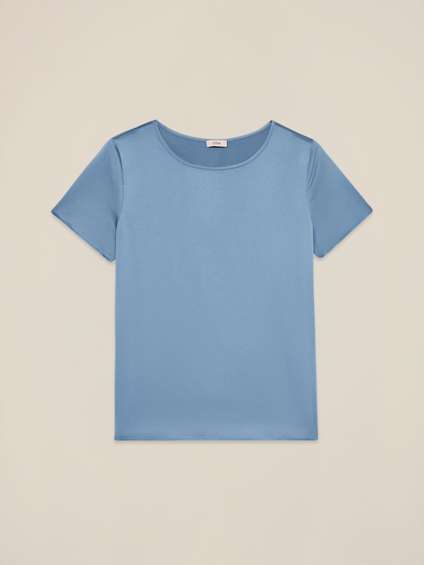 Two-material T-shirt image number 3