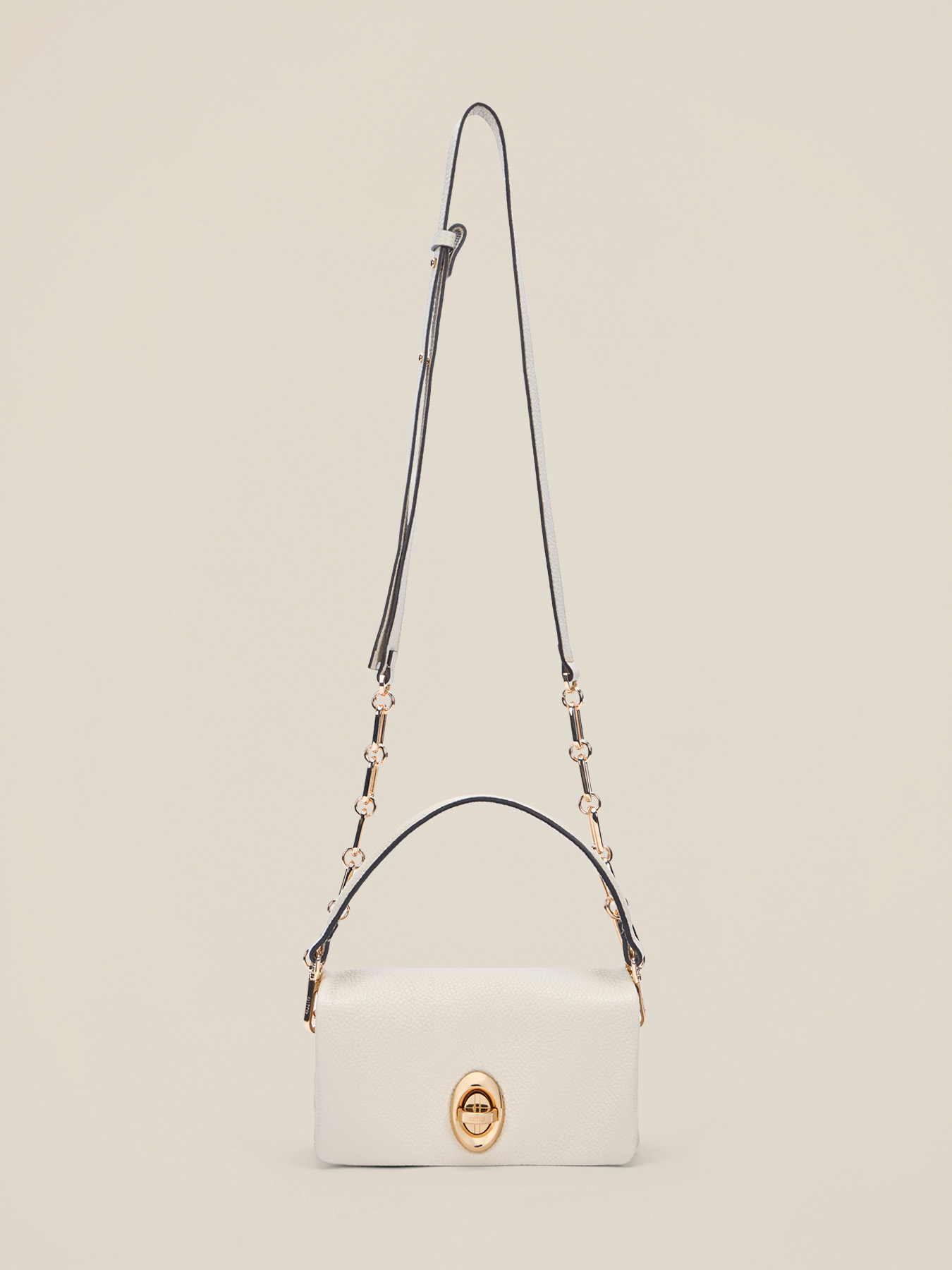 Sac bandouli&egrave;re en cuir v&eacute;ritable image number 2