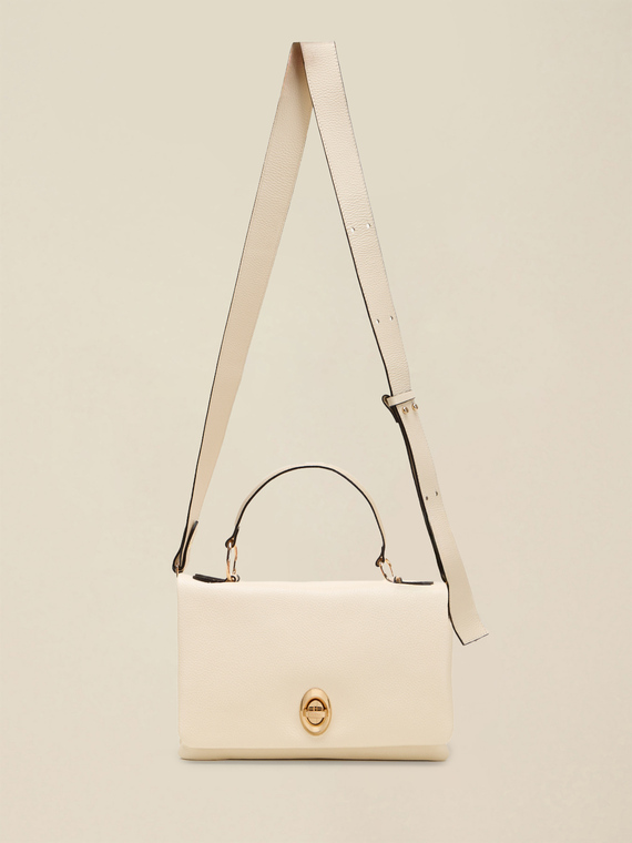 Bolso bandolera de cuero genuino