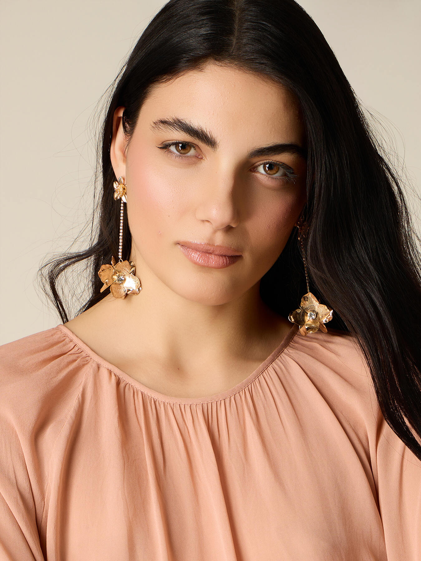 Viscose cr&ecirc;pe blouse image number 2