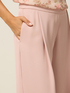 Palazzo pants in fluid fabric image number 2