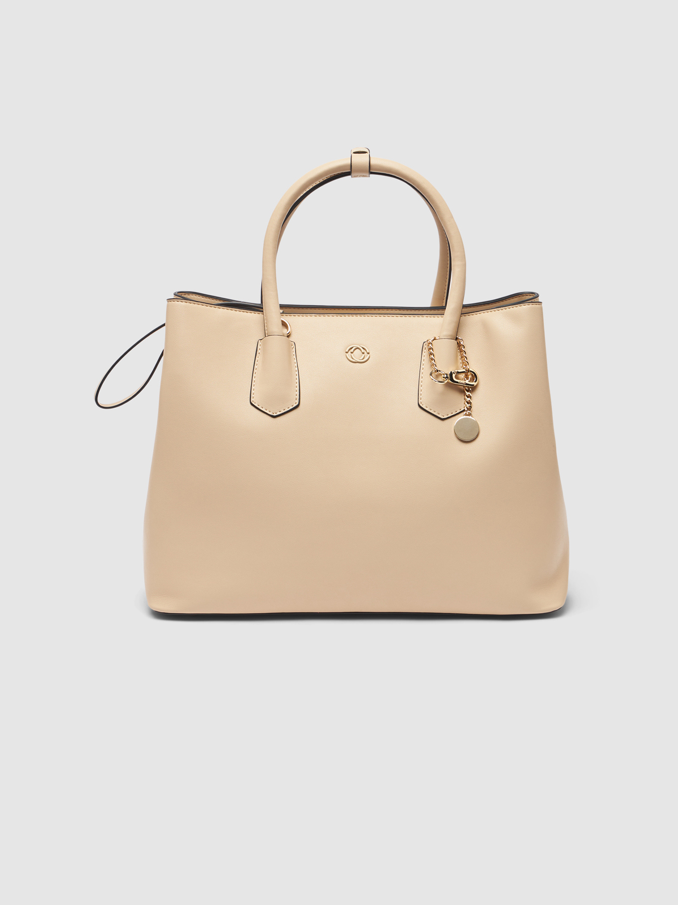 Leather effect shopper bag image number 1