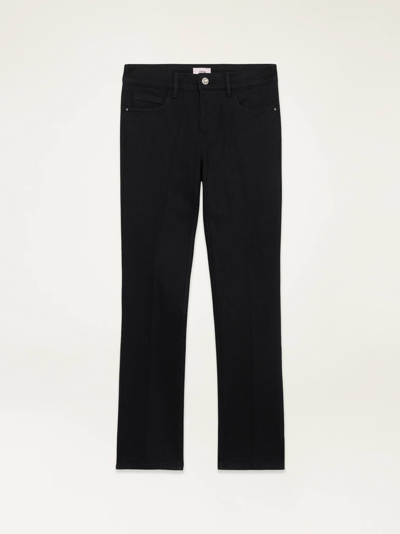 Vaqueros skinny negros en denim ecol&oacute;gico image number 4