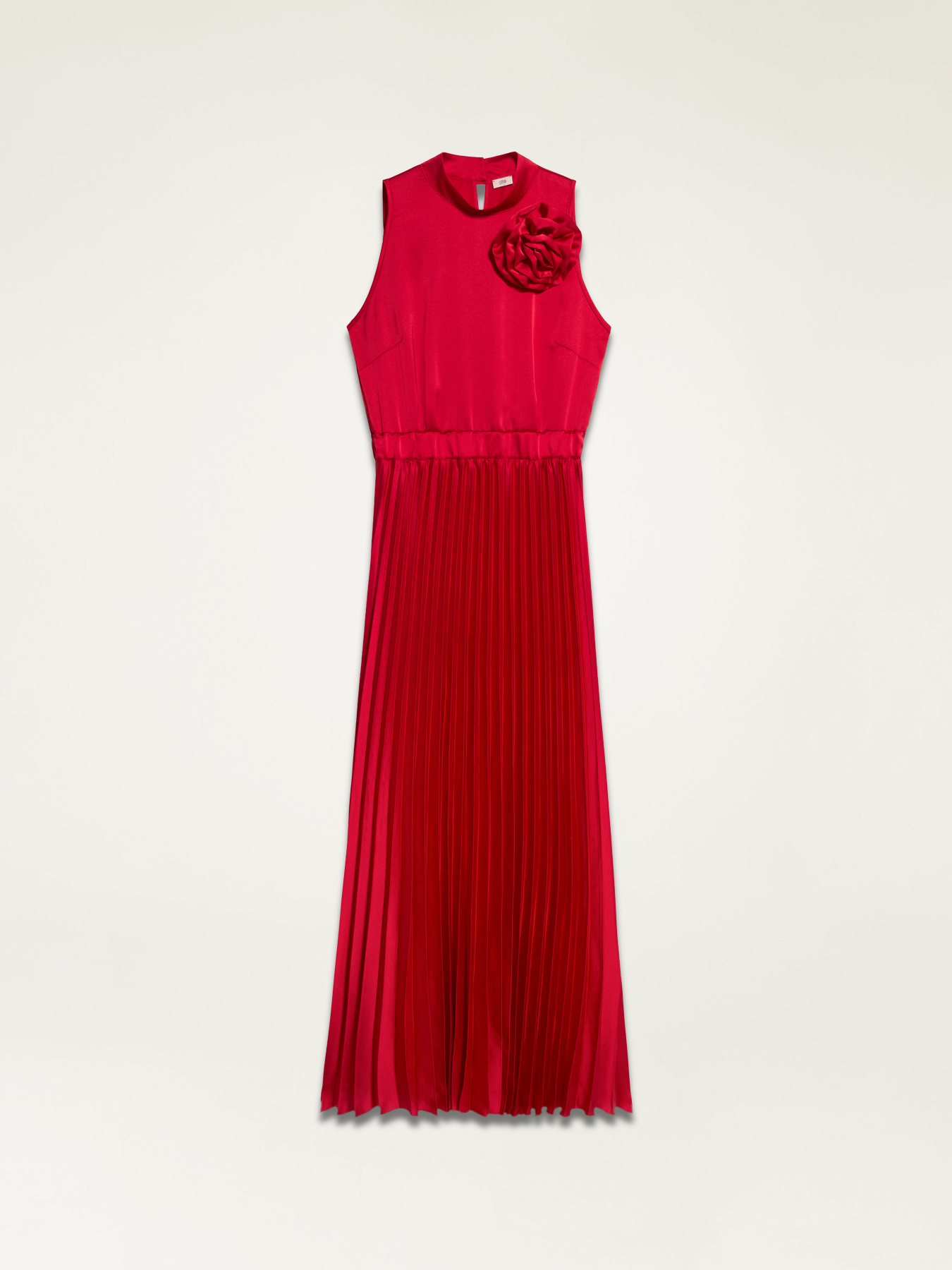 Langes Kleid mit Blumenanstecker image number 4