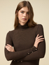 Cashmere blend turtleneck T-shirt image number 2