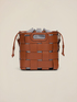 Large bucket bag with woven design image number 2