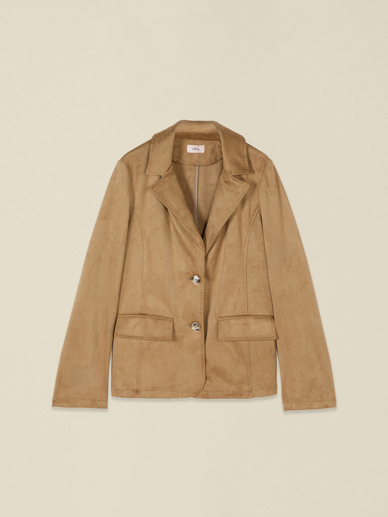 Jacke in Nubukleder-Optik image number 4