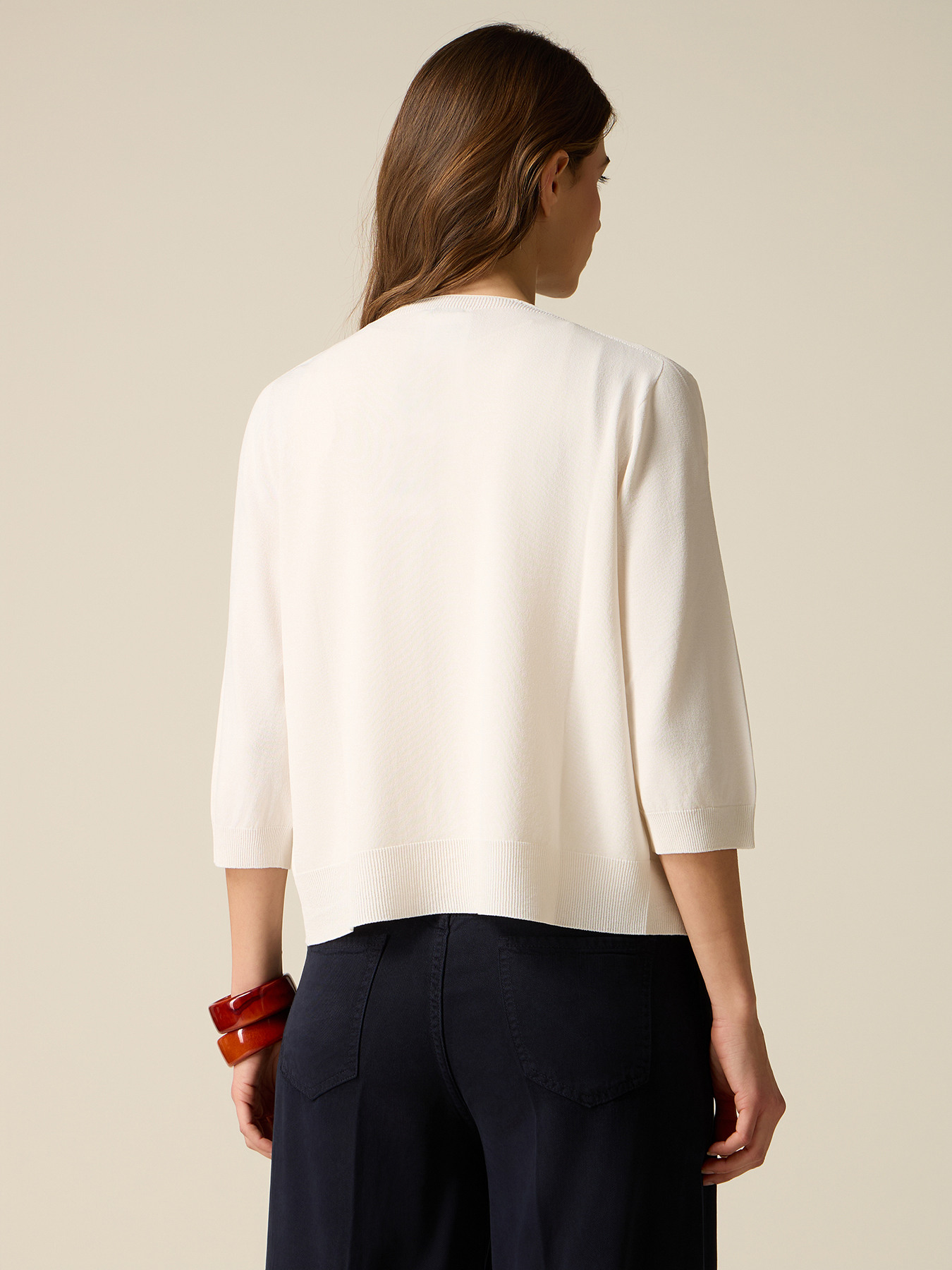 Viscose blend cardigan image number 1