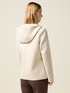 Manteau court &agrave; capuche et fermeture &eacute;clair image number 1