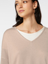 Lurex sweater with v-neck image number 2