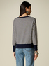 Gestreifter Pullover aus Cashmere-Mix mit Juwelenkn&ouml;pfen image number 1