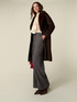 Palazzo pants in viscose blend fabric image number 0