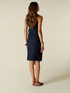 Pencil skirt with lace insert image number 1