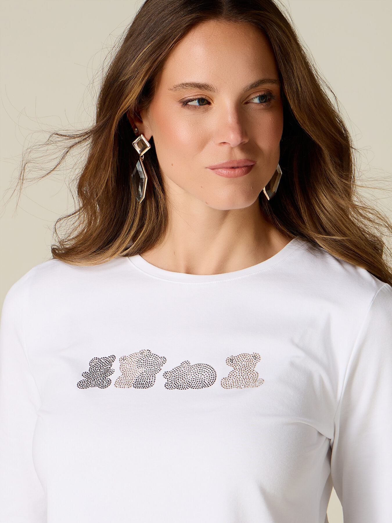 Camiseta con microcristales image number 2