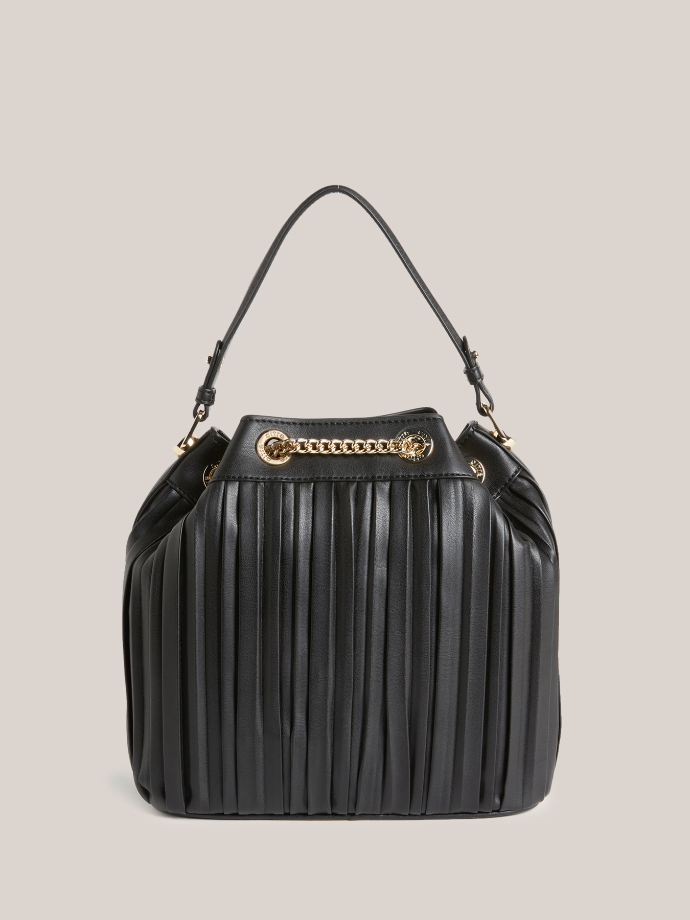 Borsa a secchiello pliss&eacute; image number 2