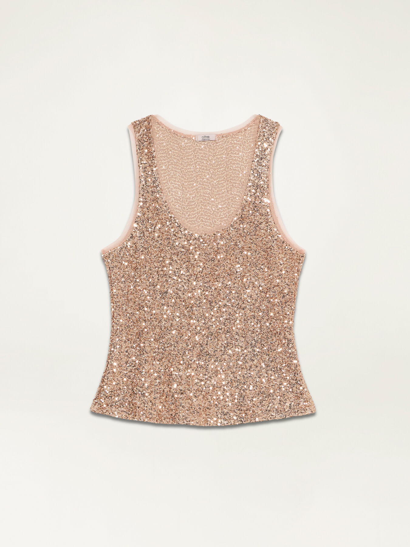 Pailettes Elastic Top