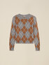 Pullover aus reiner Wolle mit Argyle-Muster image number 3
