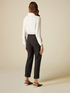 Pantaloni din material scuba crep image number 1