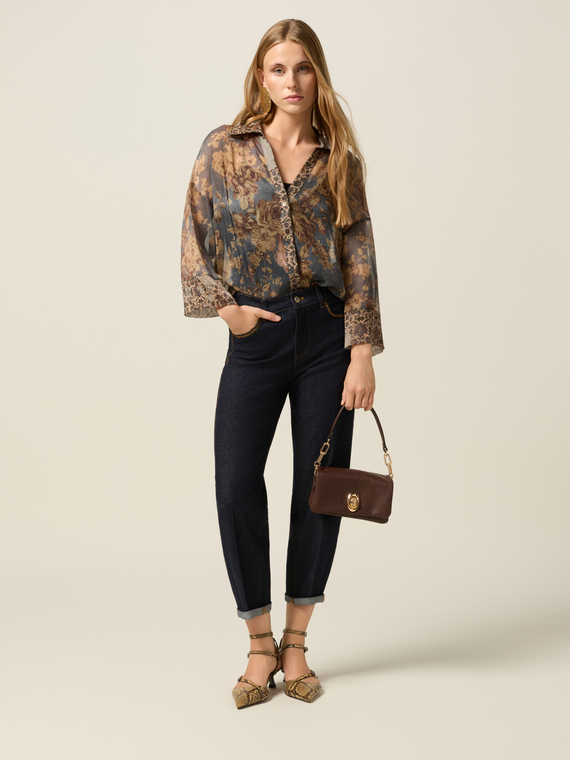 Jeans slim gar&ccedil;on avec strass