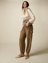 Pantalon cargo en lyocell image number 0