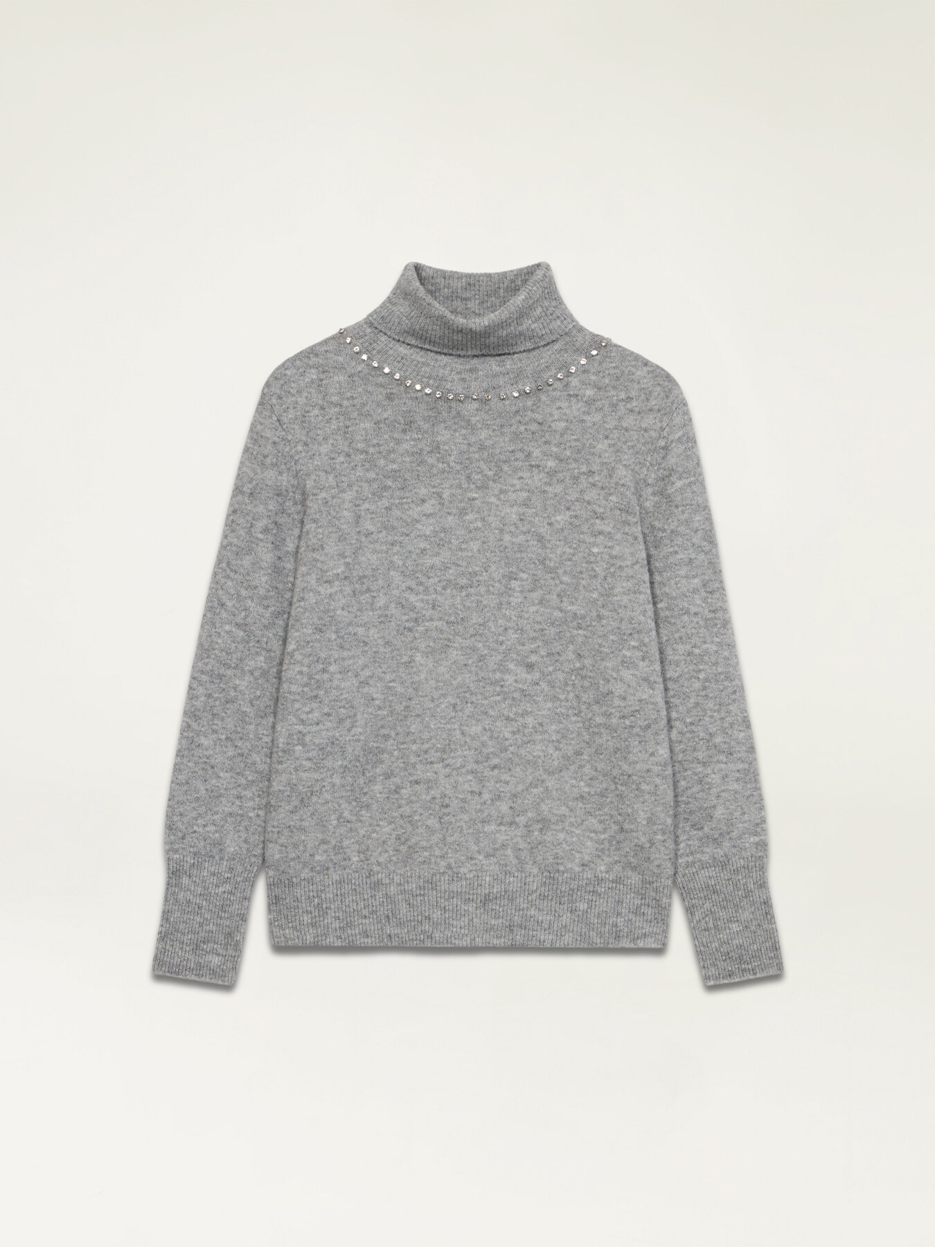 Embellished turtleneck sweater image number 3
