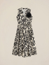Ausgestelltes Midi-Kleid aus Popeline mit G&uuml;rtel image number 3