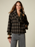 Boxy check jacket image number 0