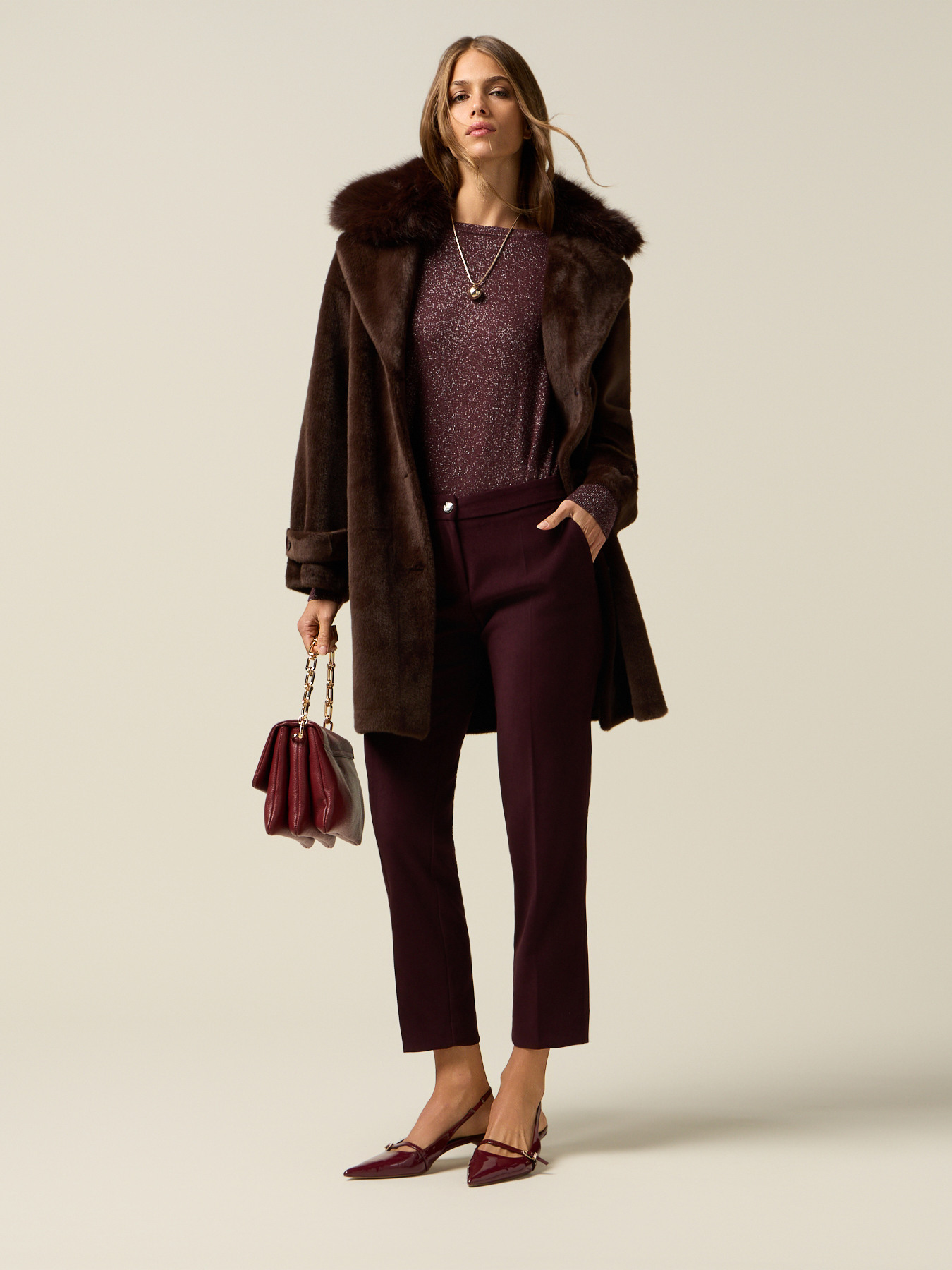 Regular corduroy pants image number 0