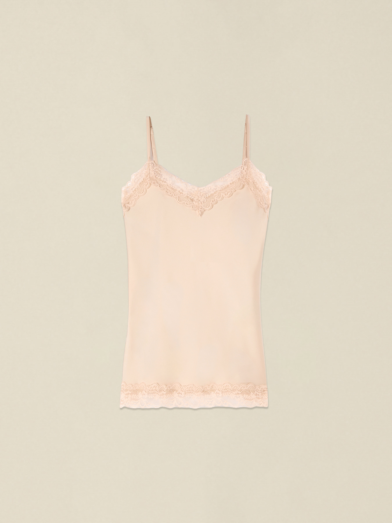 Top de lingerie en satin et dentelle image number 3