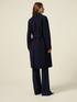 Long wool blend coat with belt image number 2