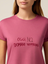 T-shirt with embroidered lettering image number 2