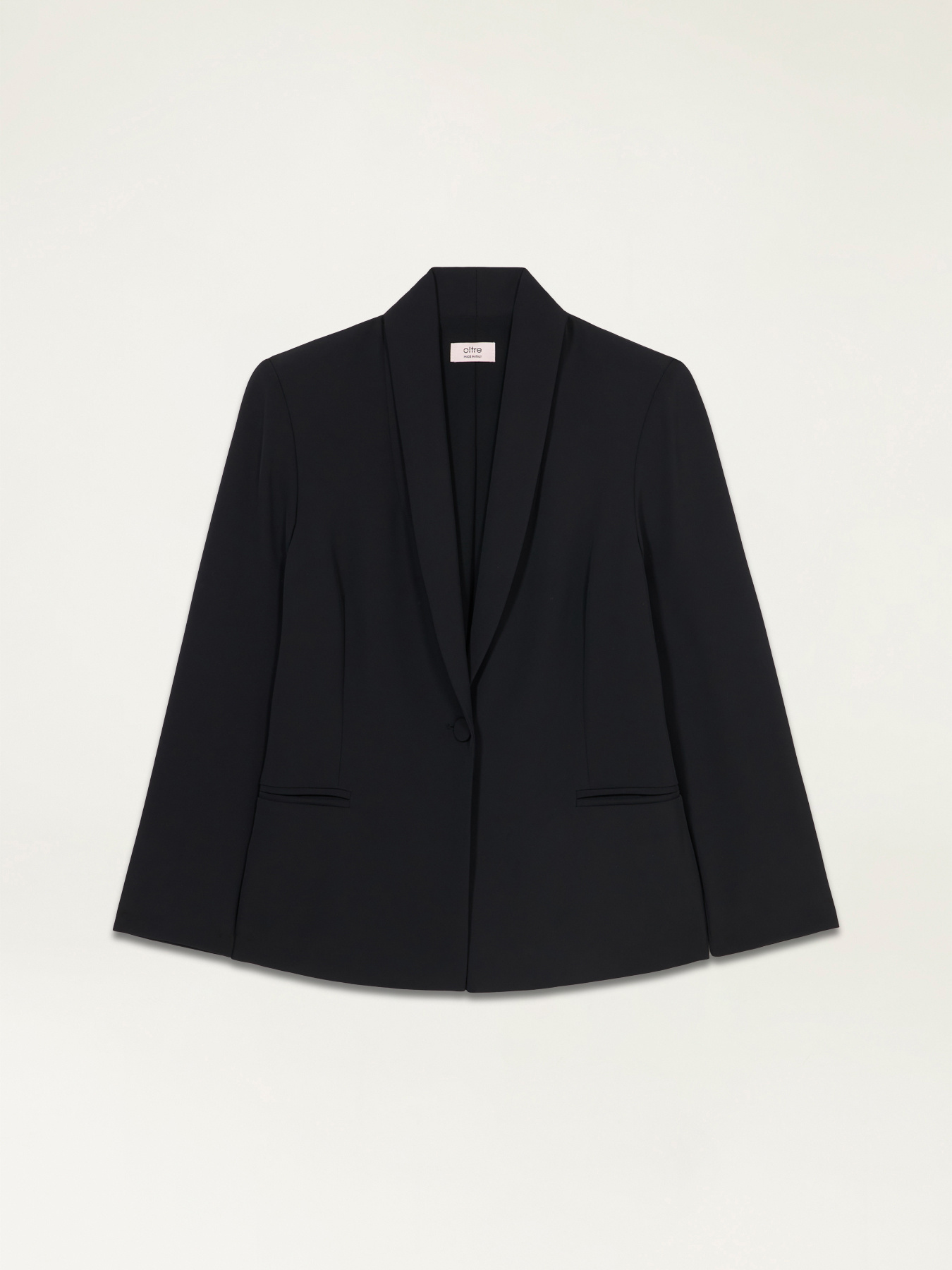 Blazer in tessuto cr&ecirc;pe image number 4