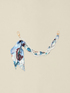 Charms in tessuto con anelli metallici image number 1