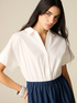 Robe longue color block image number 2