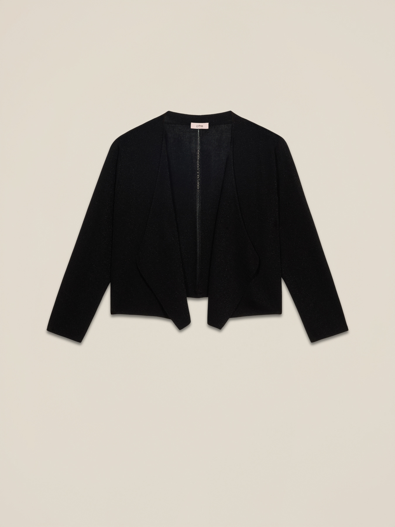 Cardigan scurt din lurex image number 3