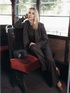 Zweireihiger Blazer aus garngef&auml;rbtem Stoff image number 0