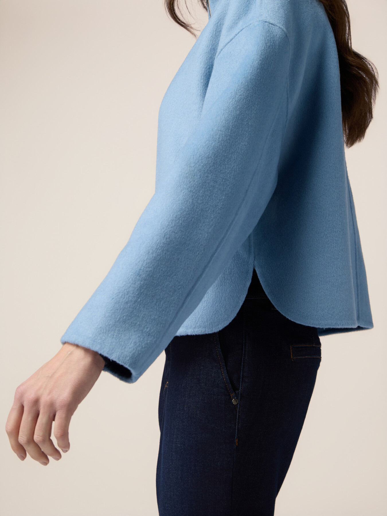 Giubbotto in panno misto lana image number 2