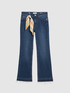 Shanghai kick flare jeans with scarf image number 4
