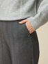 Pantaloni in tessuto chevron lurex image number 2