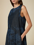 Robe longue en denim imprim&eacute; image number 3