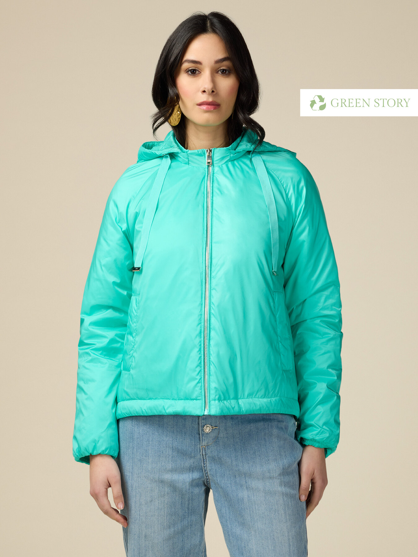 Eco-friendly lightweight down jacket image number 0