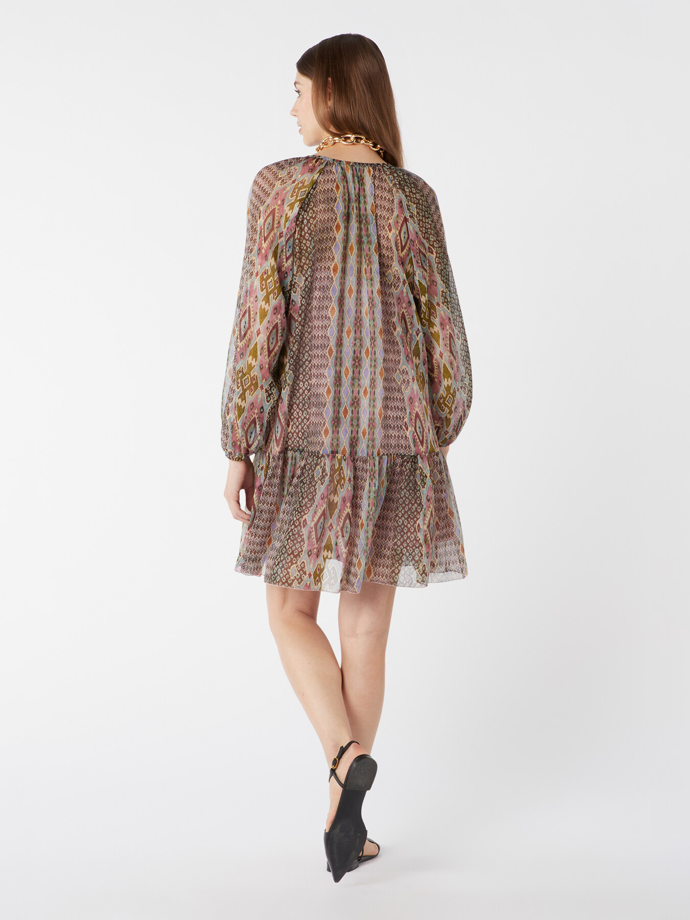 Short patterned dress image number 1