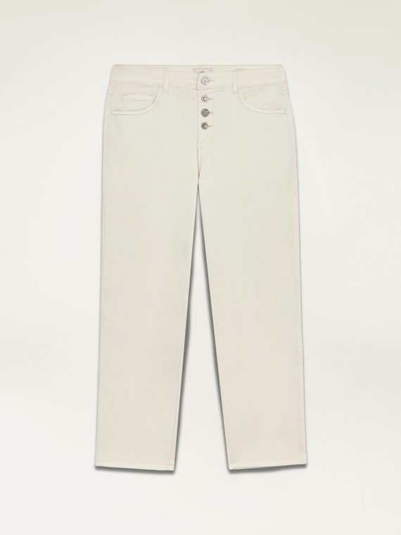 Tencel blend eco-friendly boyfit trousers