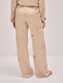 Satin trousers with sequin embroidery image number 1