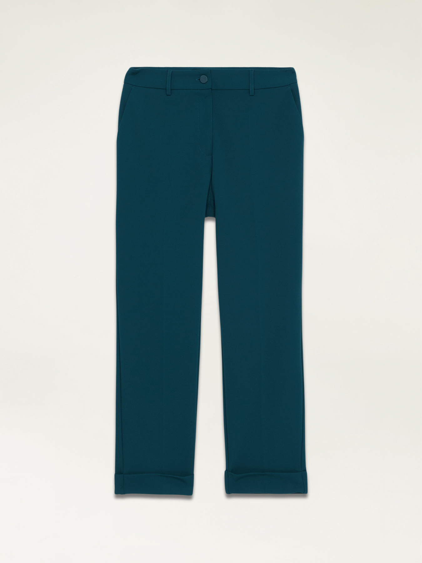 Pantaloni in tessuto scuba cr&ecirc;pe image number 4